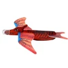 Putplasčio lėktuvas Dinozauras Lean Toys, raudonas