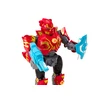 Lean Toys Raudonas robotas su gręžtuvu ir šviesomis