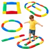 Lean Toys Jutiminis Balansas Sujungiamų Takelių Rinkinys 16 Dėžių + 4 Jungtys