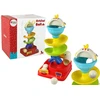 Lean Toys Sensorinis žaislas Falling Ball Egg Chicken Slide