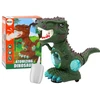 Žaislinis dinozauras su šviesos ir garso efektais Lean Toys