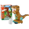 Žaislinis dinozauras su judesio ir šviesos efektais Lean Toys