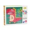 Lean Toys Spalvotos dėlionės blokai dinozaurai 6in1, 9 el.