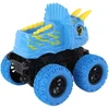 Žaislinis dinozauro automobilis Lean Toys, mėlynas/geltonas, 13x12x11,5 cm