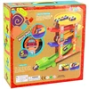 Lean Toys Automobiliukų trasa su paleidėju 5 lygiai