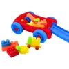 Lean Toys Vežimėlis su kaladėlėmis vaikams