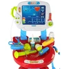 Lean Toys Žaislinis daktaro vežimėlis su priedais, mėlynas