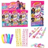 Lean Toys Apyrankių rinkinys su pakabukais ir lipdukais
