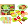 Lean Toys Stalo įrankiai ir maisto rinkinys LeanToys, įvairių spalvų, 25 vnt.