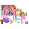 Lean Toys Veterinarijos lėlių žaidimų rinkinys su baldais ir aksesuarais