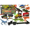 Žaislų rinkinys su dinozaurais, Lean Toys