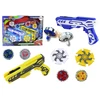 Lean Toys Mėlynas ir geltonas disko šautuvų rinkinys su šviesos efektais