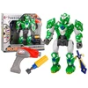 Lean Toys Robotas su gręžtuvu ir atsuktuvu, žalias, 36.5x24x12.5 cm
