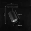 LED projektorius V-TAC 12W juodas VT-40020 6400K