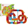 Magnetinis spalvotas traukinys 135 vnt