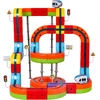 Magnetinis spalvotas traukinys 140 vnt