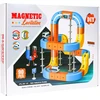 Magnetinis spalvotas traukinys 90 vnt