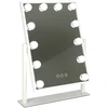 Kosmetinis veidrodėlis su LED lempomis ir USB jungtimi, 30x40cm
