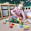 Medinė magnetinė WABI PAD dėklas kūrybiniam žaidimui su kaladėlėmis, vaikams nuo 3 metų