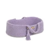 Lėlių nešynė boho stiliaus, medvilninė, violetinė
