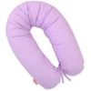 Užvalkalas nėščiosios pagalvei Longer violetiniais taškeliais