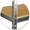 Metalinė sandėliavimo lentyna Humberg HR-853 183 x 90 x 40 cm sidabrinės spalvos