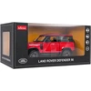 Metalinis žaislinis automobilis Land Rover Defender 90 1:24 raudonas