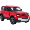Metalinis žaislinis automobilis Land Rover Defender 90 1:24 raudonas