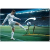 Neo-Sport Futbolo atmušėjo tinklas, 210 x 120 x 35 cm, treniruočių atmušėjas futbolui, atmušėjo tinklas futbolo treniruotėms, dvipusis atmušėjas, nešiojamas futbolo atmušėjas