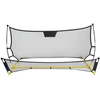 Neo-Sport Futbolo atmušėjo tinklas, 210 x 120 x 35 cm, treniruočių atmušėjas futbolui, atmušėjo tinklas futbolo treniruotėms, dvipusis atmušėjas, nešiojamas futbolo atmušėjas