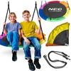 Neo-Sport SPORT Vaikiškos sūpynės su virve ir pagalvėle, Gandro lizdas, 100 cm cm