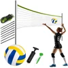 Neo-Sport Tinklinio ir badmintono tinklas su stovu, 570 cm