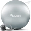 Nukido Nėščiųjų aerobikos kamuolys 65 cm NS-951 pilkas
