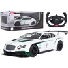 Nuotoliniu būdu valdoma 1:14 Bentley Continental GT3 balta RASTAR