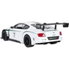 Nuotoliniu būdu valdoma 1:14 Bentley Continental GT3 balta RASTAR