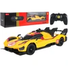 Nuotoliniu būdu valdoma Ferrari 499P-N83 1:24 geltona RASTAR
