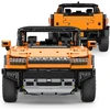 Nuotoliniu būdu valdomas 1:10 mastelio Hummer EV oranžinis