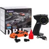Nuotoliniu būdu valdomas 1:43 oranžinis drift automobilis su priedais