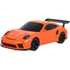 Nuotoliniu būdu valdomas 1:43 oranžinis drift automobilis su priedais