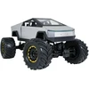 Nuotoliniu būdu valdomas 1:8 mastelio visureigis Rock Crawler sidabrinis