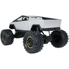 Nuotoliniu būdu valdomas 1:8 mastelio visureigis Rock Crawler sidabrinis