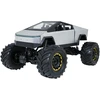 Nuotoliniu būdu valdomas 1:8 mastelio visureigis Rock Crawler sidabrinis