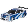 Nuotoliniu būdu valdomas drift automobilis 1:43 mėlynas su priedais