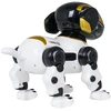 Nuotoliniu būdu valdomas robotas šuo BUNNY R/C baltas