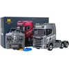 Nuotoliniu būdu valdomas SCANIA 770S sunkvežimis 1:18 pilkas