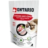 ONTARIO katės maistas su vištiena ir krabais, 80 g