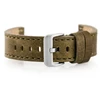 Pacific Odinis laikrodžio dirželis W48 - PREMIUM - alyvuogių žalios spalvos - 22 mm