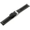 Pacific W34 odinis laikrodžio dirželis – PREMIUM – juodas/baltas – 22 mm