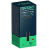Pakabinamas šviestuvas V-TAC 5W 48V LED juodas 4000K