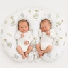 Pakaitinis užvalkalas Bobono Twin žindymo pagalvei – 100% medvilnė – žąsys